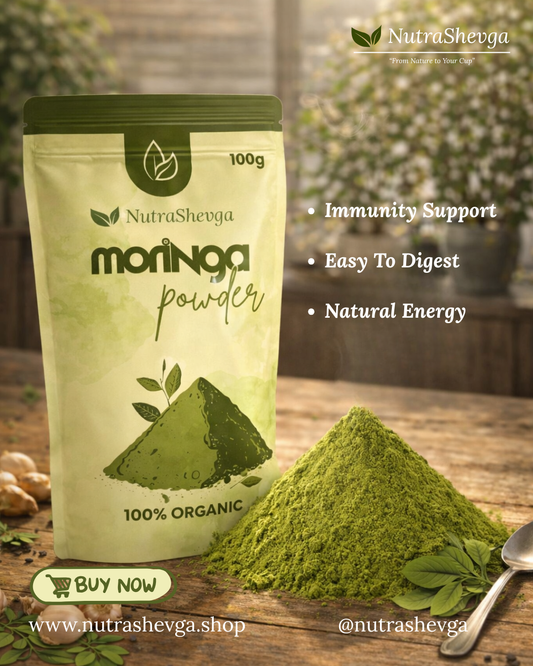 NutraShevga Organic Moringa Powder